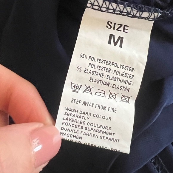 QED London Navy Blue Oversized Romper NWT Medium - Picture 12 of 12